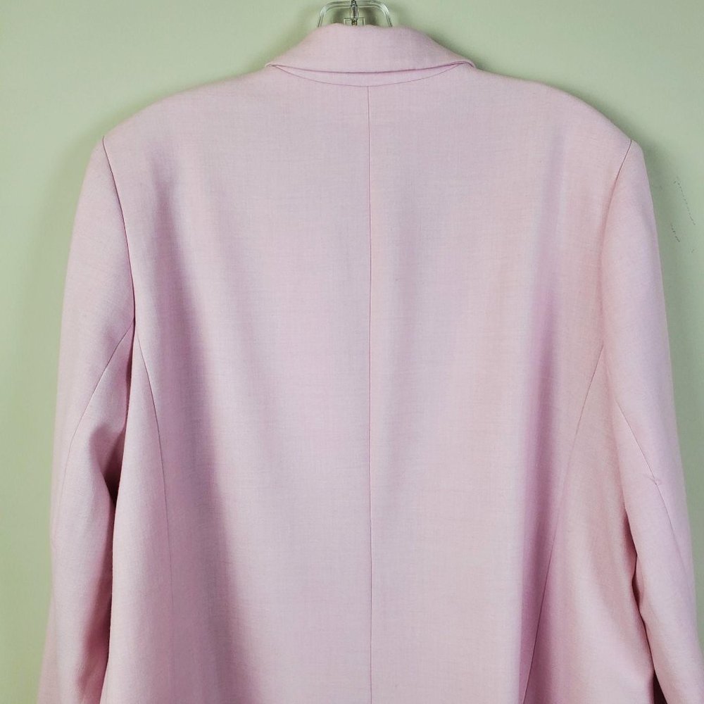 Express Pink Double Breasted Boyfriend Blazer Size - Picture 7 of 9